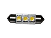 3 LED 12V Warm White 37mm Festoon Bulb 120