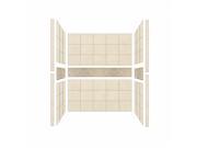 American Bath Factory S484280FL Single 48 x 42 in. Flagstaff Walls