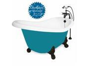 American Bath Factory T021B OB L P Champagne Marilyn 67 in. Splash Of Color Acrastone Air Bath Tub Large