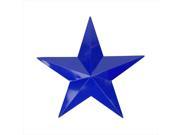 NorthLight 24 in. Navy Blue Country Rustic Star Indoor Outdoor Wall Decoration