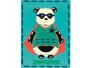 Vervaco V0157042 Kits 4 Kids Circus Pandas Embroidery Cards Kit 7.25 x 10.25 in. Set Of 2