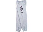 Fox Outdoor 64 77 XXL Mens Navy One Sided imprint Sweatpant Heather Grey 2 XL