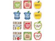 Creative Teaching Press CTP4730 Apple Reward Stickers Upcycle Style