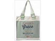 Christian Art Gifts 366528 Tote Retro Blessings Grace