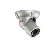 REVO America RCTS700 1PWR 700 TVL Indoor Outdoor BNC Mini Turret Surveillance Camera with 100 ft. Night Vision