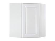 RSI Home Products Sales CBKWD2430 SW 24 x 30 in. White Finish Assembled Diagonal Corner Wall Cabinet