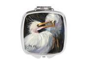 Carolines Treasures JMK1213SCM White Egret Compact Mirror