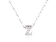 Icon Bijoux P11408R C01 Z Micro Pave Initial Z Pendant