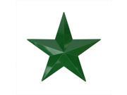 NorthLight 11.5 in. Hunter Green Country Rustic Star Indoor Outdoor Wall Decoration