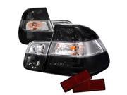 Spec D Tuning LT E464GPW APC 3 Series 4 Door Tail Light for 99 to 01 BMW E46 Smoke Clear 10 x 19 x 25 in.