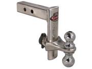 TRIMAX TRZ8SFP 8 In. Stainless Steel Face Powder Coat Drop Hitch