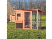 TRIXIE Pet Products 55961 Chicken Coop With Outdoor Run Glazed Pine Glazed Pine