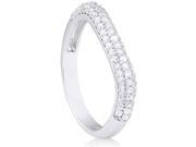Doma Jewellery MAS09387 5 Sterling Silver Ring with Cubic Zirconia Size 5