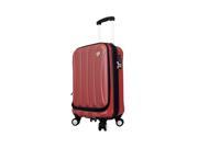 Mia Toro M1010 24in RED Tasca Fusion Hardside 24 in. Spinner Red