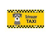 Carolines Treasures BB1330LP Schnauzer Taxi License Plate
