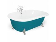 American Bath Factory T081B SN P Celine 70 in. Splash Of Color Acrastone Bath Tub Large
