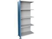 Hallowell AH7720 1807PB Hallowell H Post High Capacity Shelving 48 in. W x 18 in. D x 87 in. H 707 Marine Blue Posts and Sides