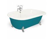 American Bath Factory T081F SN BP Celine 70 in. Bisque Acrastone Bath Tub Large