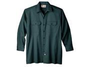 Dickies 574LN 3X Mens Long Sleeve Twill Work Shirt Lincoln Green 3X