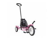 Asa Products Tri 703P The Roll to Ride Three Wheeled Cruiser Pink