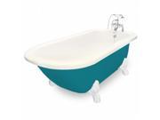 American Bath Factory T061B WH BP Maverick 67 in. Bisque Acrastone Bath Tub Large