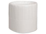 Rpp RCH7 7 in. Tall Pleated Chefs Hats White