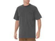 Dickies WS450CH XT Mens Big Tall Heavyweight Crew Neck Short Sleeve Charcoal Tee Shirt Extra Tall