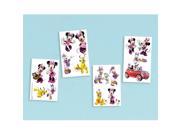 Amscan 393255 Minnie Mouse Tattoos Sheet Pack of 192