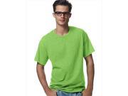 Hanes 5170 Comfortblend Ecosmart Crewneck Mens T Shirt Size 3X Lime Green.