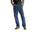 Dickies 15293SNB 54 30 Mens Relaxed Fit workhorse Double Knee Jean Stonewashed Indigo Blue 54 30