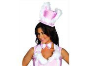 Roma Costume 14 4463 AS O S White Rabbit Hat One Size