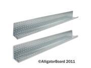 Alligator Board ALGSHELF5x48GALV 5 in. L x 48 in. W Metal Pegboard Shelves Pack of 2
