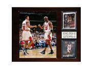 CandICollectables 1215MJPIPPENCOM NBA 12 x 15 in. Michael Jordan Scottie Pippen Chicago Bulls Player Plaque