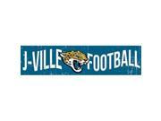 Fan Creations N0651L Jacksonville Jaguars Slogan Wood Sign 24