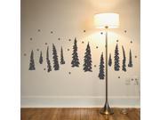Adzif NL101R72 Tree Under The Snow Wall Decal Color Print