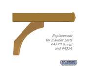 SalsburyIndustries 4378D BRS Replacement Arm Kit For Deluxe Post 2 Designer Roadside Mailboxes Brass