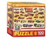 Euro Graphics 8100 0239 Vintage Fire Engines Puzzle