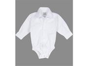 Matching Tie Guy 5458 ON1 White Collared Onesie 0 to 3 Month