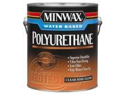 Minwax 1 Gallon Semi Gloss Minwax Water Based Polyurethane 71032 Pack of 2