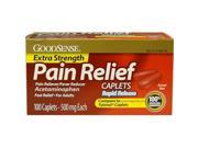 Good Sense Pain Relief Extra Strenght 500 mg Rapid Release Caplets 100 Count Case of 24