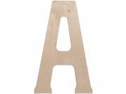 Walnut Hollow 40WH 40352 Wood Letter 18 in. X.5 in. A