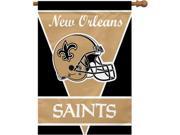 Fremont Die 94626B New Orleans Saints 1 Sided House Banner 28 x 40 in.