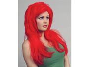 Alicia International 00118 RED DELUXE MERMAID Wig