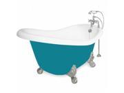 American Bath Factory T021B SN P Marilyn 67 in. Splash Of Color Acrastone Bath Tub Large