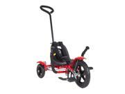 Asa Products Tri 703R The Roll to Ride Three Wheeled Cruiser Red
