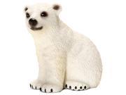 Schleich 14660 Polar Bear Cub Figurine White