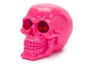 Penn Plax RR1973 4.5 in. Skull With Swim Through Eyes Pink