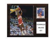 CandICollectables 1215DWILKINS NBA 12 x 15 in. Dominique Wilkins Atlanta Hawks Player Plaque