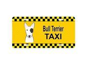 Carolines Treasures BB1333LP Bull Terrier Taxi License Plate