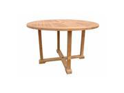 Anderson Teak TB 004RF 4 Foot Round Table with Frame